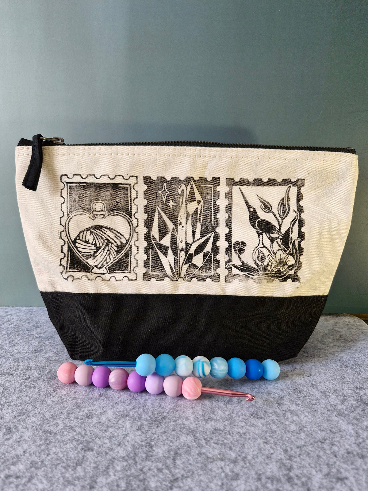 Crochet Essentials - Tasche Natural/Black